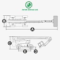 Чертеж Телескопический подъемник Dingli BT26SERT