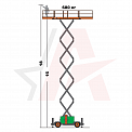 Диаграмма грузоподъемности Ножничный подъемник Dingli JCPT1823DCL2