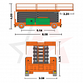 Чертеж Ножничный подъемник Dingli JCPT3730DC