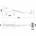 Чертеж Телескопический подъемник LGMG T26J 