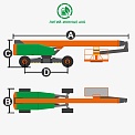 Чертеж Телескопический подъемник Dingli BT41ERT