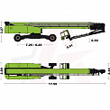 Чертеж Телескопический подъемник ZOOMLION ZT82J