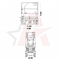 Чертеж Ножничный подъемник Sinoboom 0407EN 