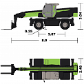 Чертеж Телескопический погрузчик ZOOMLION ZTH4525R