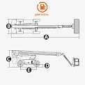Чертеж Телескопический подъемник Dingli BT34BRT
