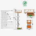 Чертеж Ножничный подъемник Dingli JCPT1008ACS