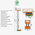 Чертеж Ножничный подъемник Dingli JCPT1614AC